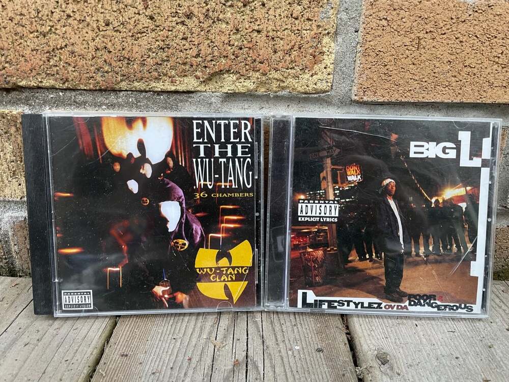 Wu Tang Clan Enter The Wu Tang and Big L 36 Chambers CD 1993 Hip Hop